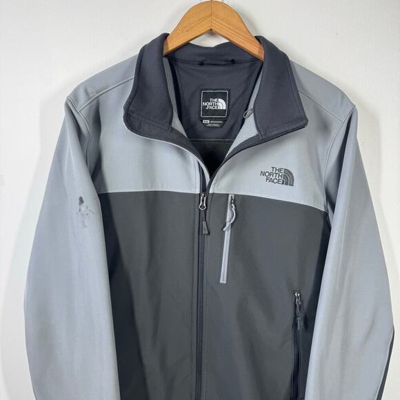 The North Face Hommes Jacket Men Size M Black Gray Full Zip Lightweight Outdoor - Picture 3 of 14